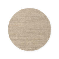 JUTETEPPICH Wohnzimmer 200 cm Jaipur Champagner rund  - Champagner, Basics, Textil (200cm) - Hanse Home