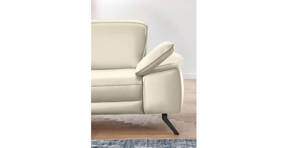 ECKSOFA  in Echtleder Naturfarben  193/328 cm  - Schwarz/Naturfarben, Design, Leder/Metall (193/328cm) - Dieter Knoll