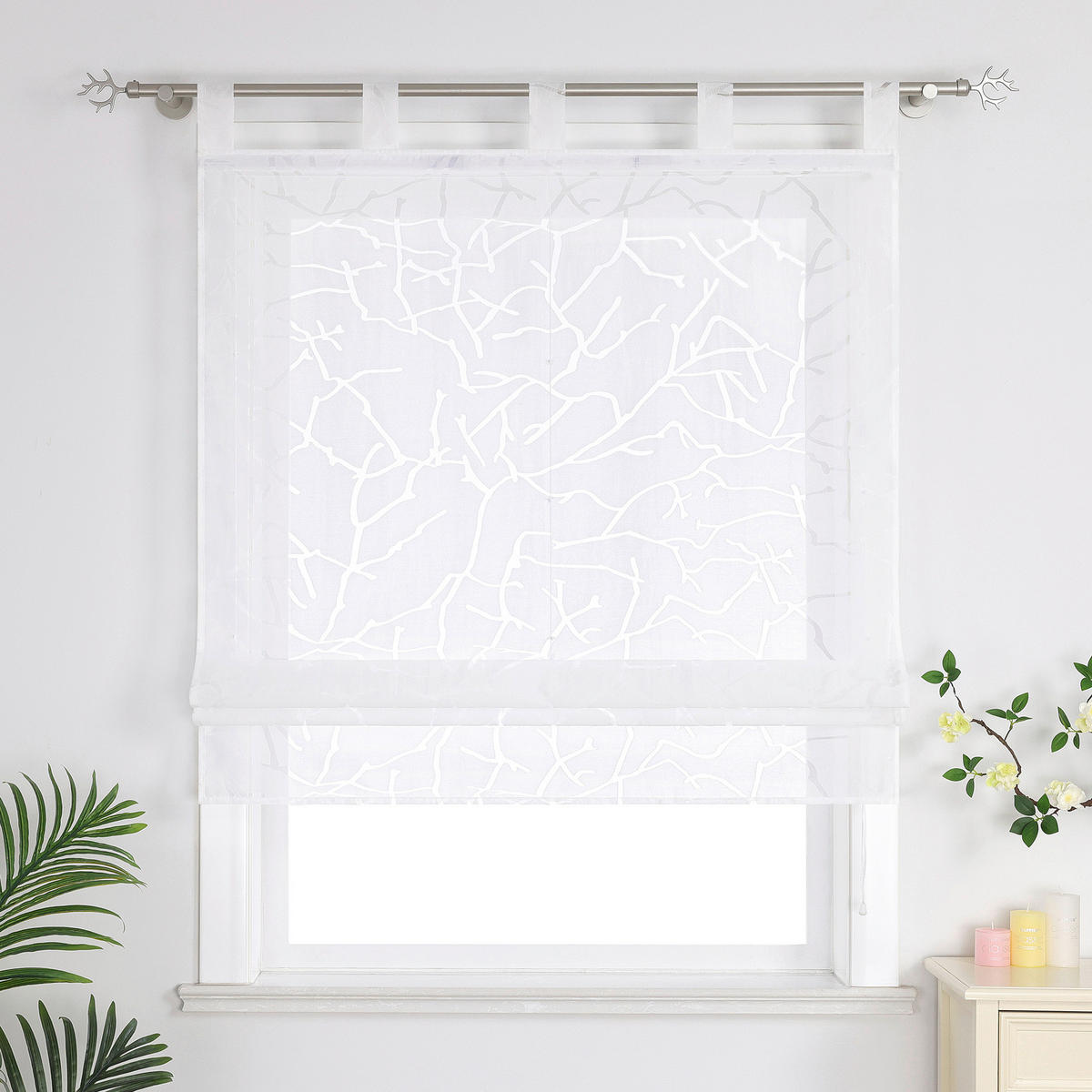 FALTROLLO  transparent  100/140 cm    - Weiß, Basics, Textil (100/140cm)