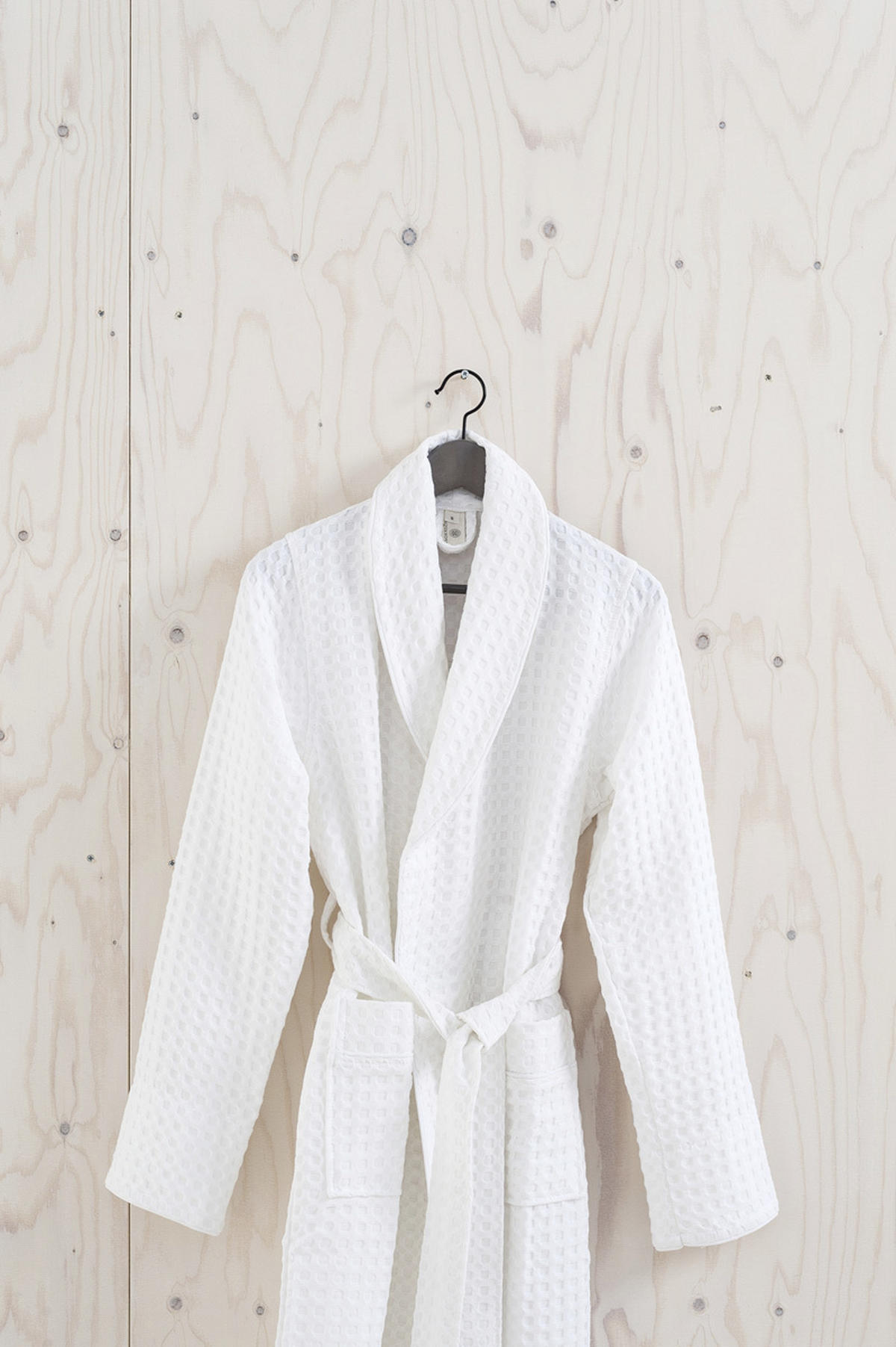 BADEMANTEL S Unisex  - Weiß, Basics, Naturmaterialien/Textil (Snull) - Aquanova