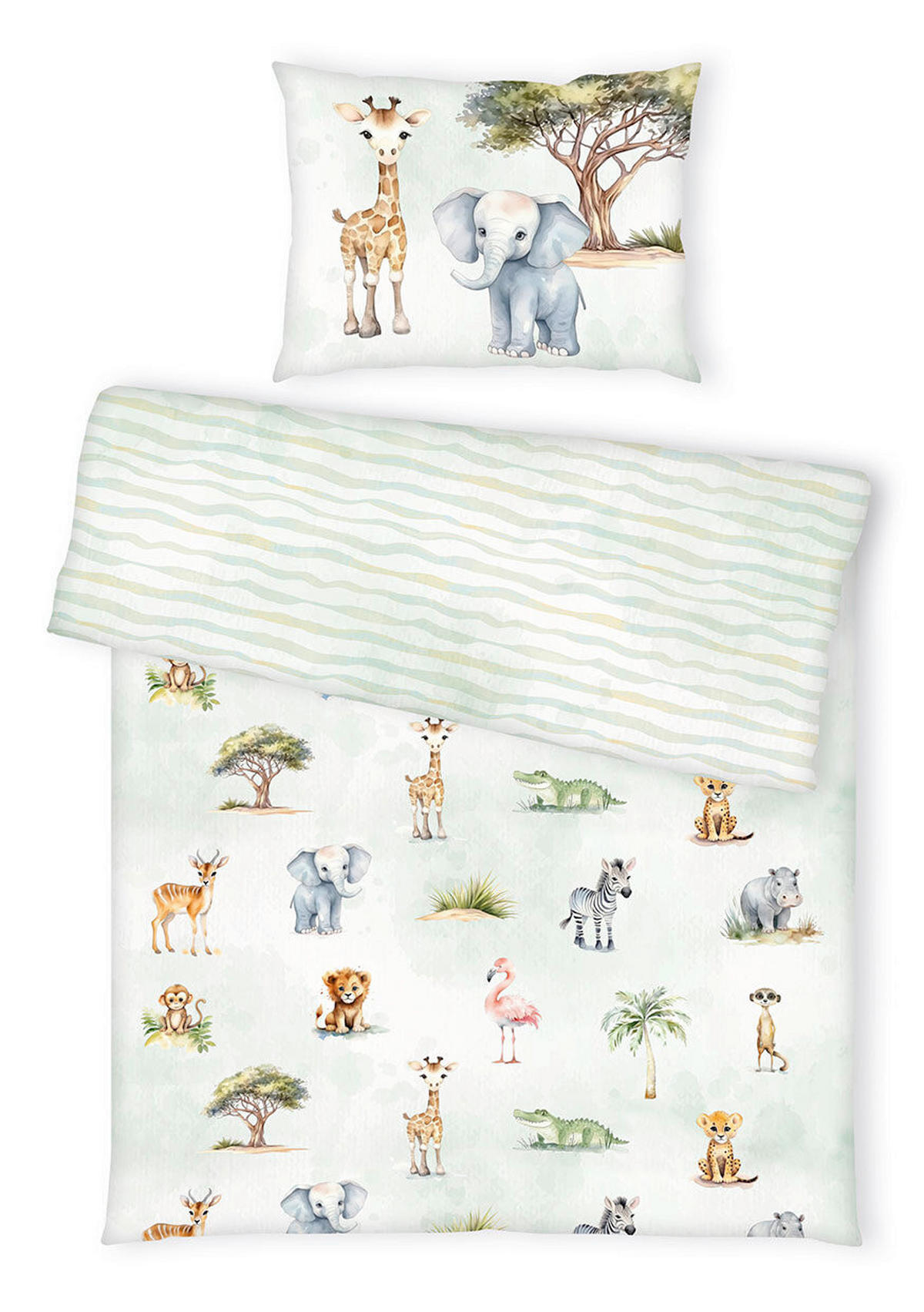 DJEČJA POSTELJINA 140/200 cm  SAFARI  - Basics, tekstil (140/200cm)