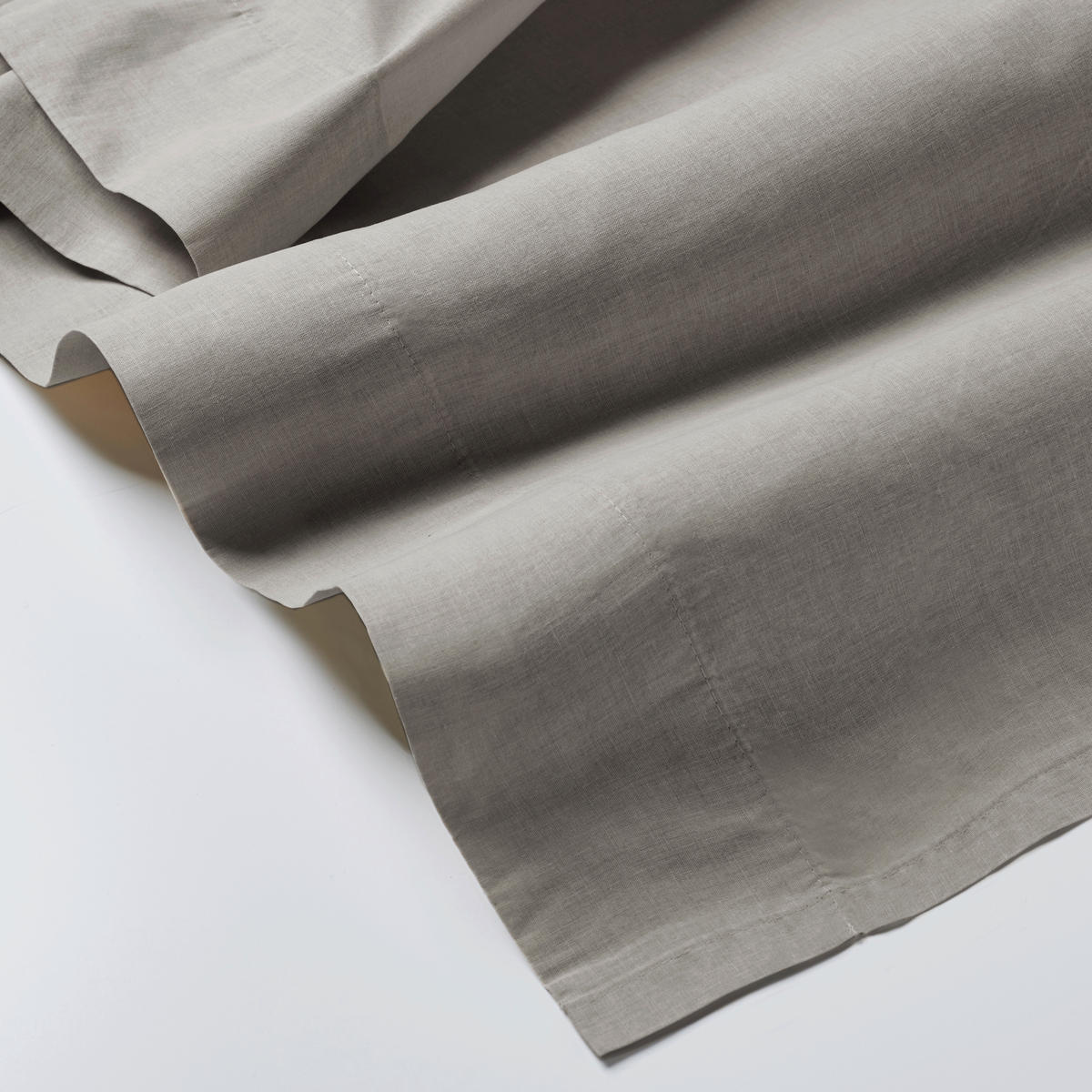 SCHLAUFENVORHANG  - Dunkelbraun, Basics, Textil (145/250cm)