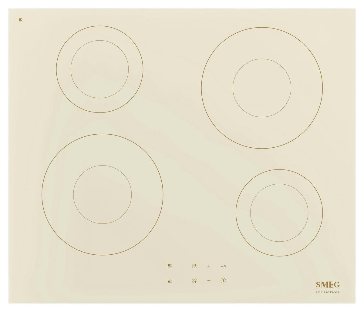 INDUKTIONSKOCHFELD SI2641DP  - Creme, Basics, Glas (60/5,6/51,5cm) - SMEG