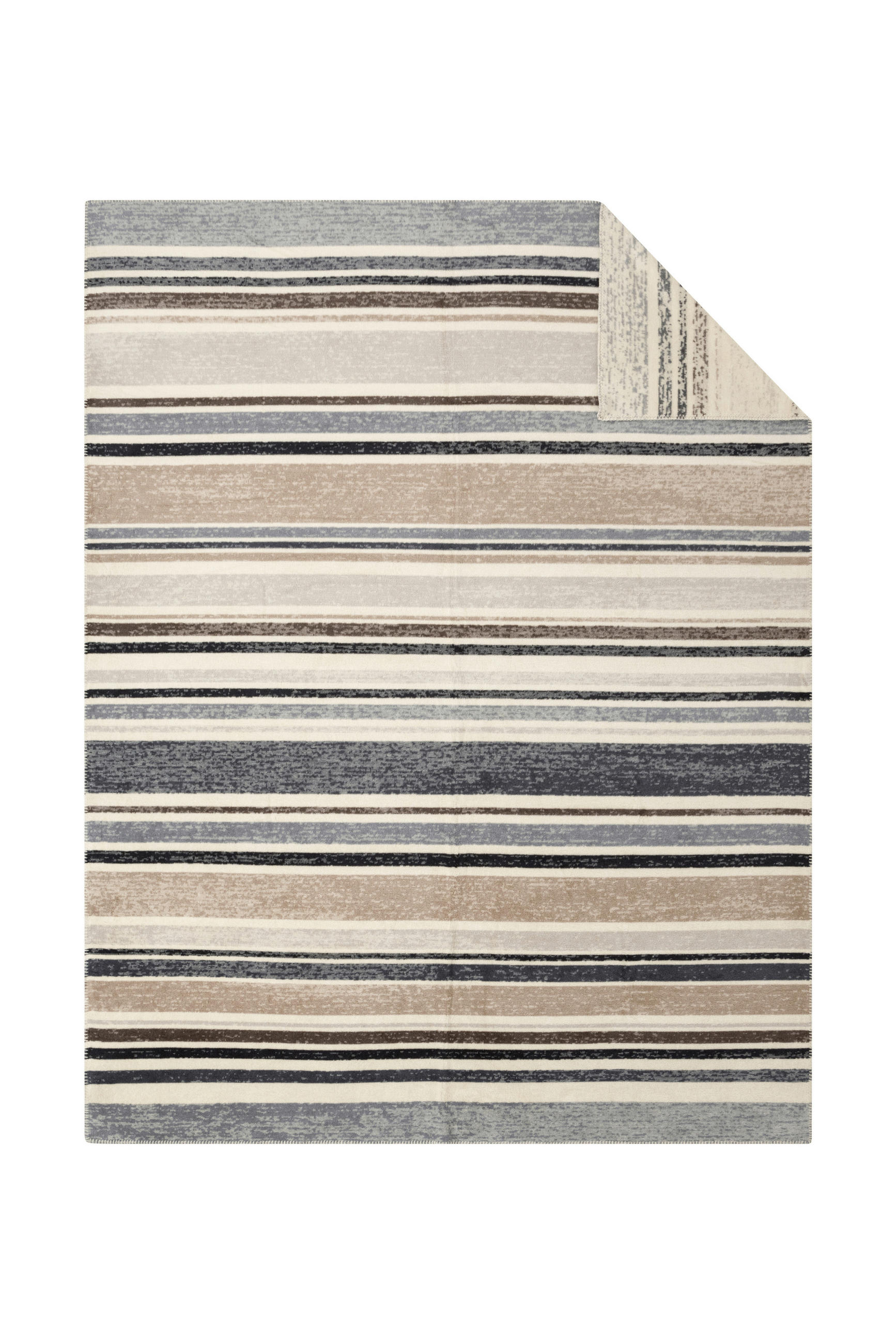 TAKARÓ 150/200 cm  - bézs/szürke, Basics, textil (150/200cm)