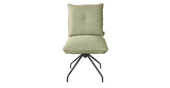 STUHL in Stahl Struktur Metall, Textil - Beige/Schwarz, Design, Textil/Metall (50/90/70cm) - Dieter Knoll