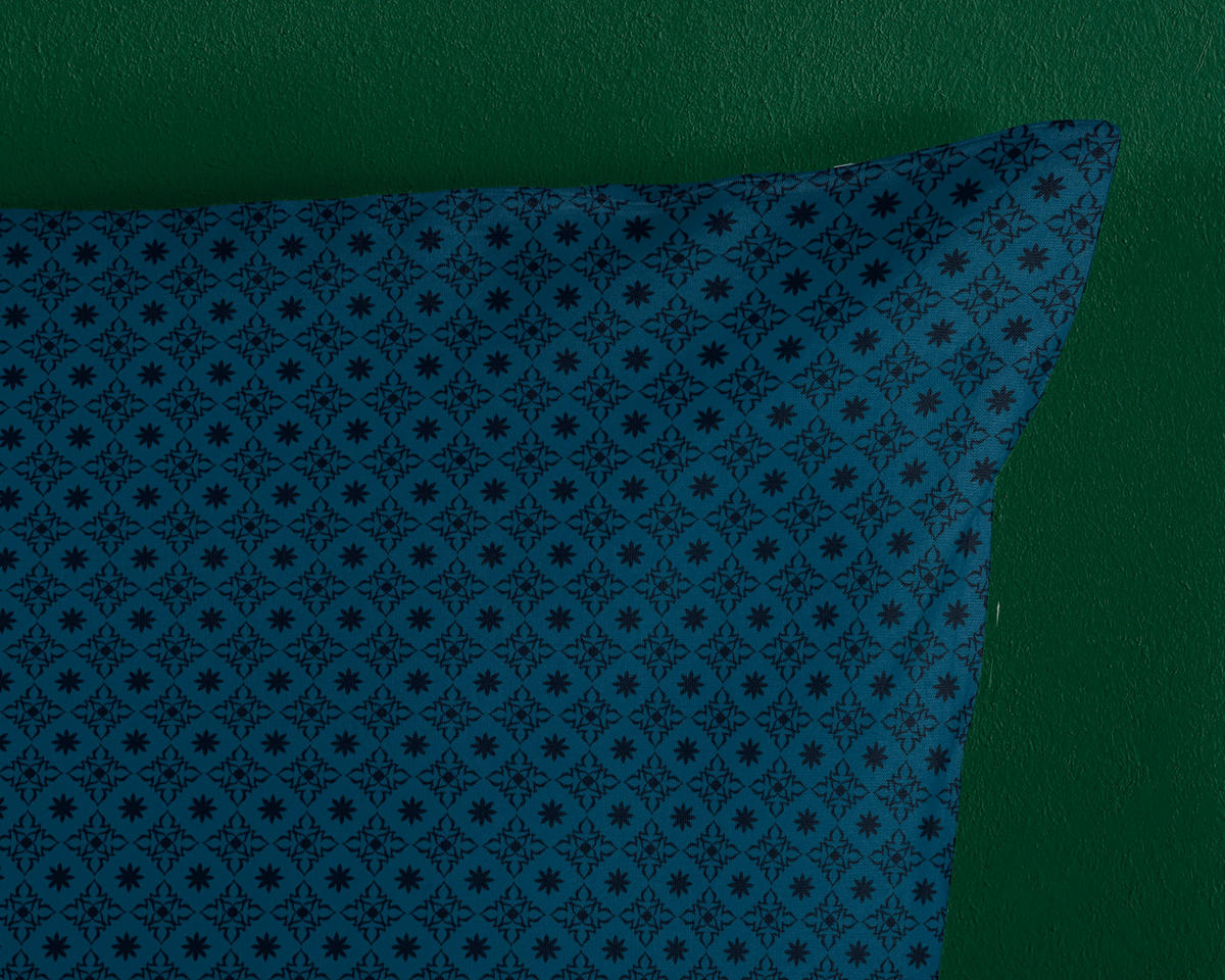 BETTWÄSCHE HIP Satin 140/200 cm  - Blau/Multicolor, Design, Textil (140/200cm)