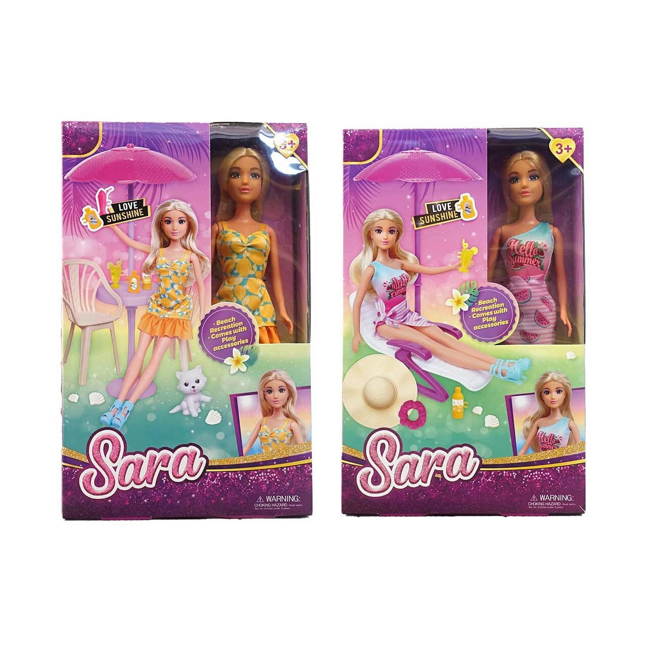 MODNA LUTKA   - višebojno, Basics, tekstil/plastika (20/32/7cm)