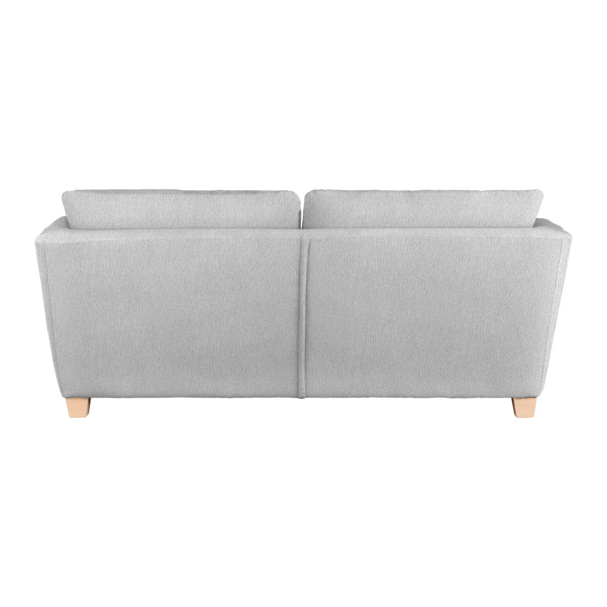 3-SITS SOFFA i chenille silver  - silver/naturfärgad, trä/textil (216/70-85/95cm) - MID.YOU