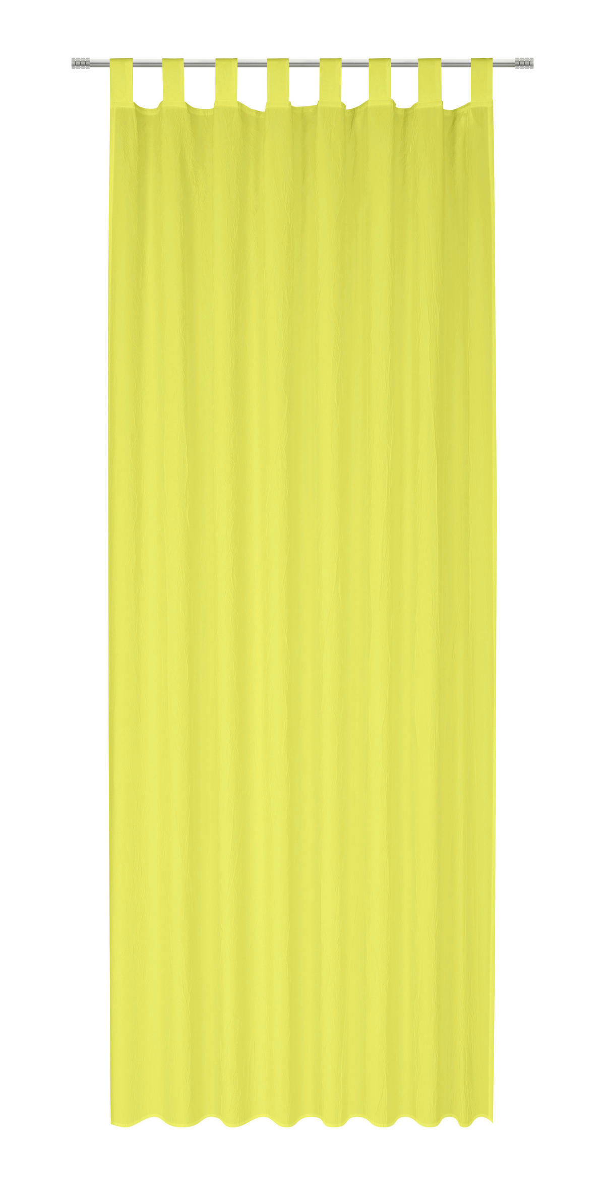ZAVJESA S OMČAMA limeta  135/245 cm  - limeta, Design, tekstil (135/245cm) - Boxxx