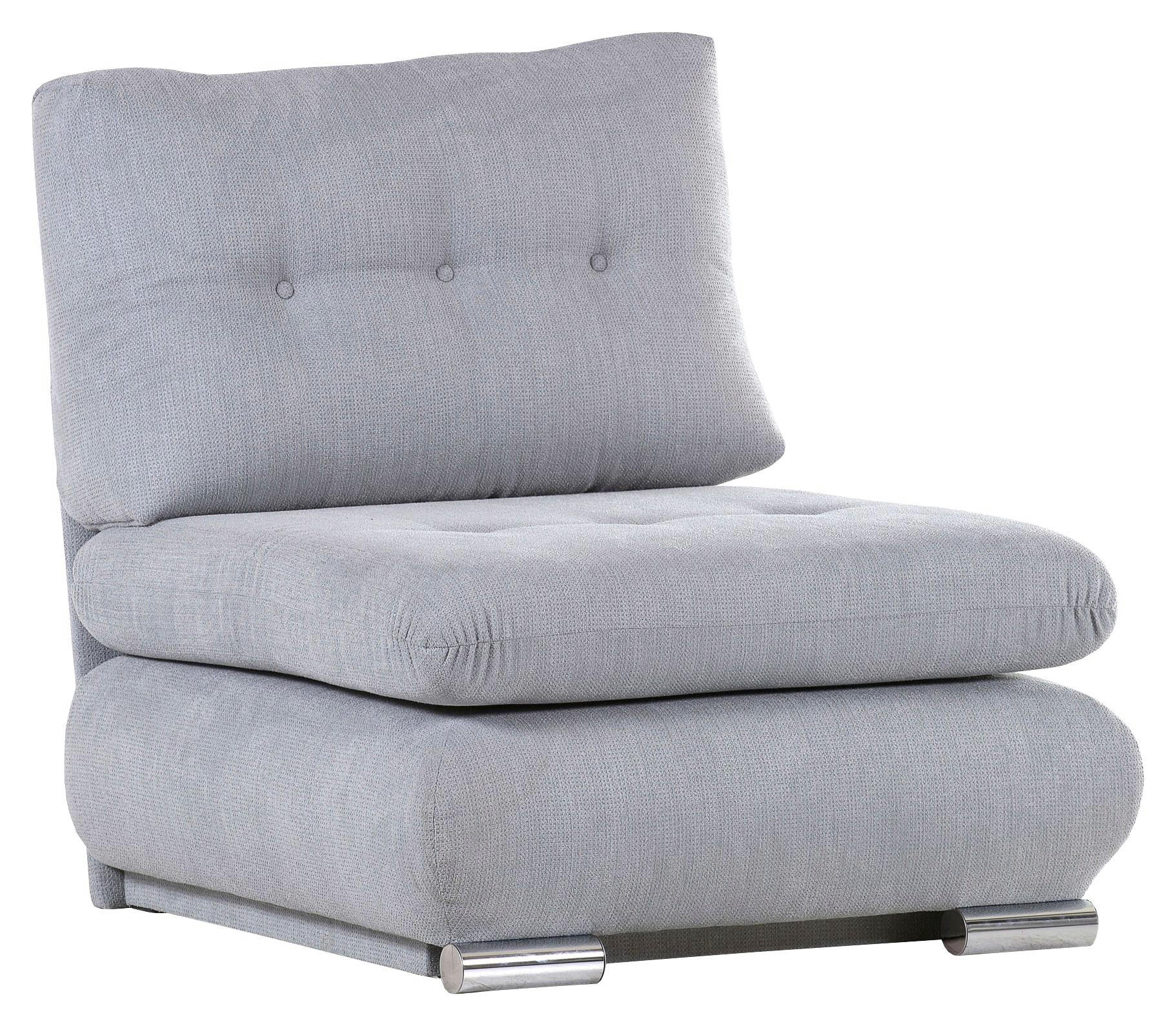 Xora SCHLAFSESSEL Flachgewebe Grau 