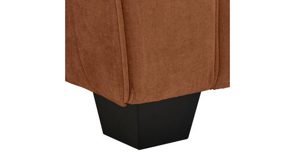 SESSEL in Chenille Rostfarben  - Rostfarben/Schwarz, KONVENTIONELL, Kunststoff/Textil (106/88/86cm) - Carryhome