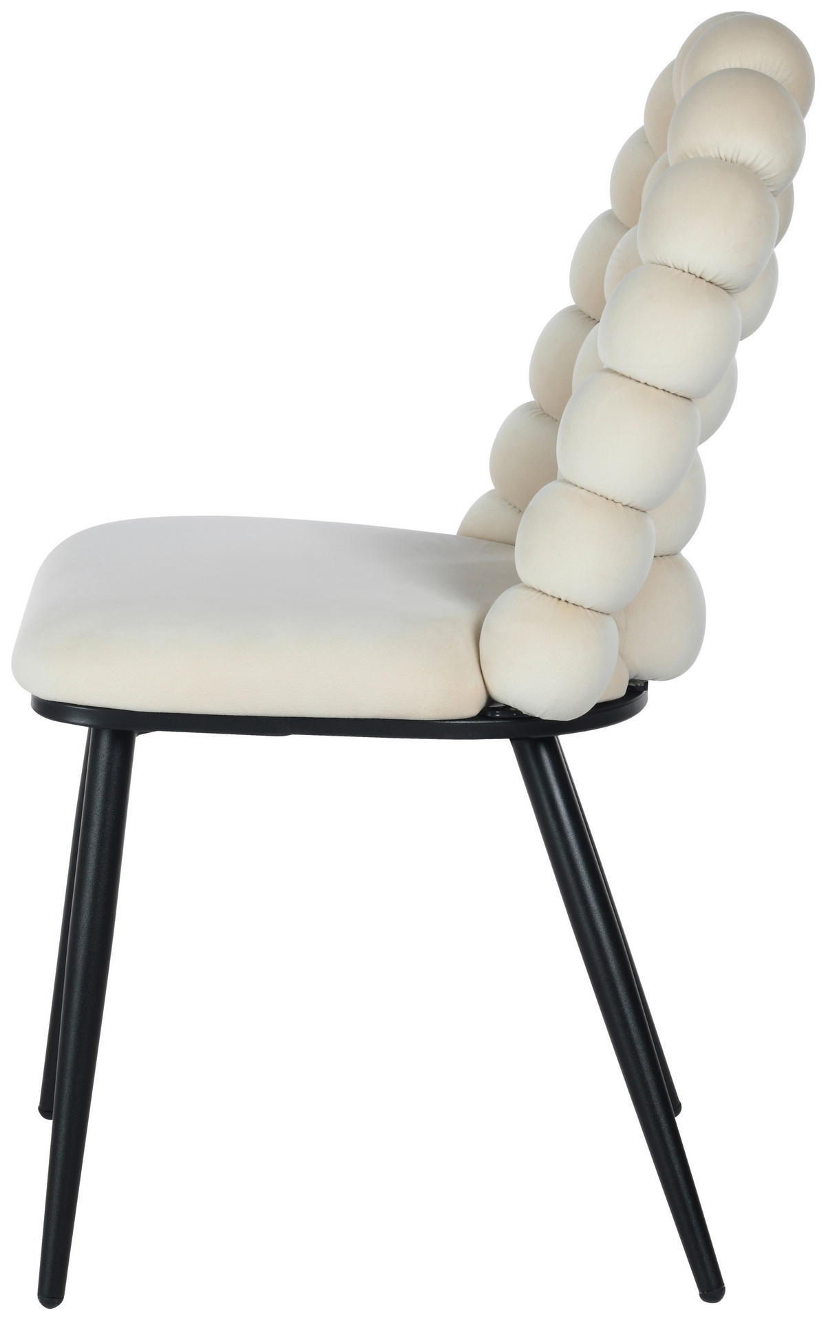 ŽIDLE, béžová - černá/béžová, Moderní, kov/dřevo (47/87/61cm) - Livetastic