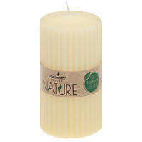 STUMPENKERZE 5,7/11,0 cm  - Creme, Basics, Naturmaterialien (5,7/11,0cm)