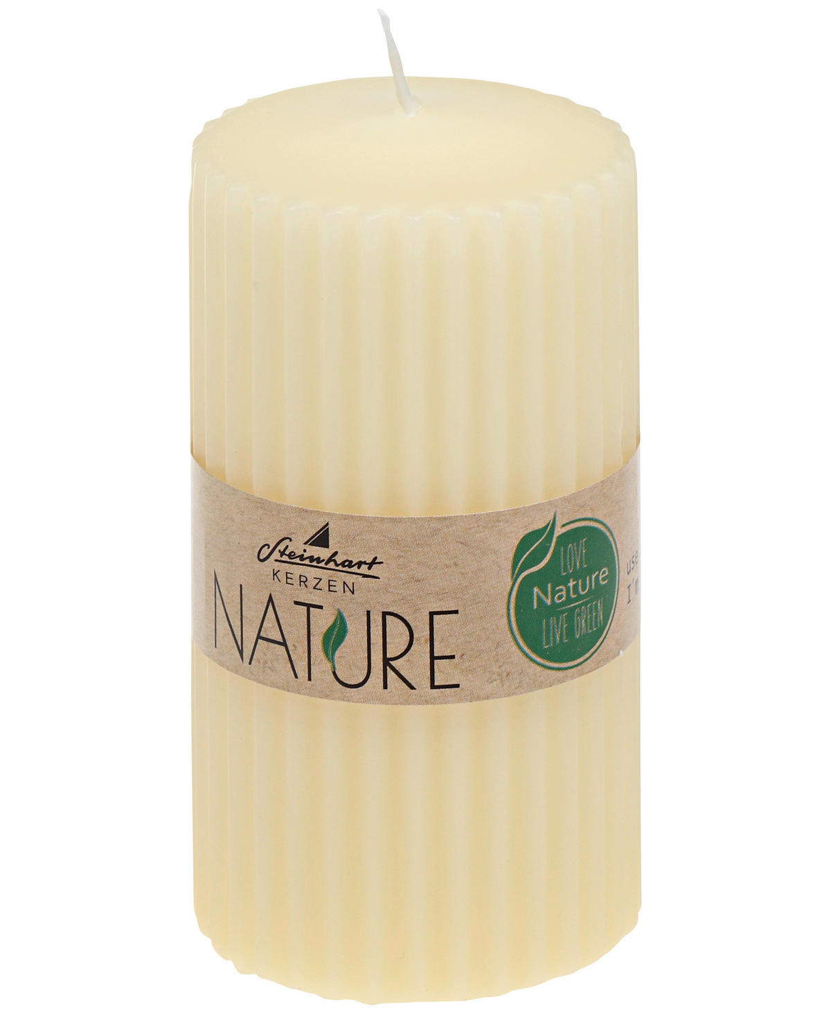 STUMPENKERZE 5,7/11,0 cm  - Creme, Basics, Naturmaterialien (5,7/11,0cm)