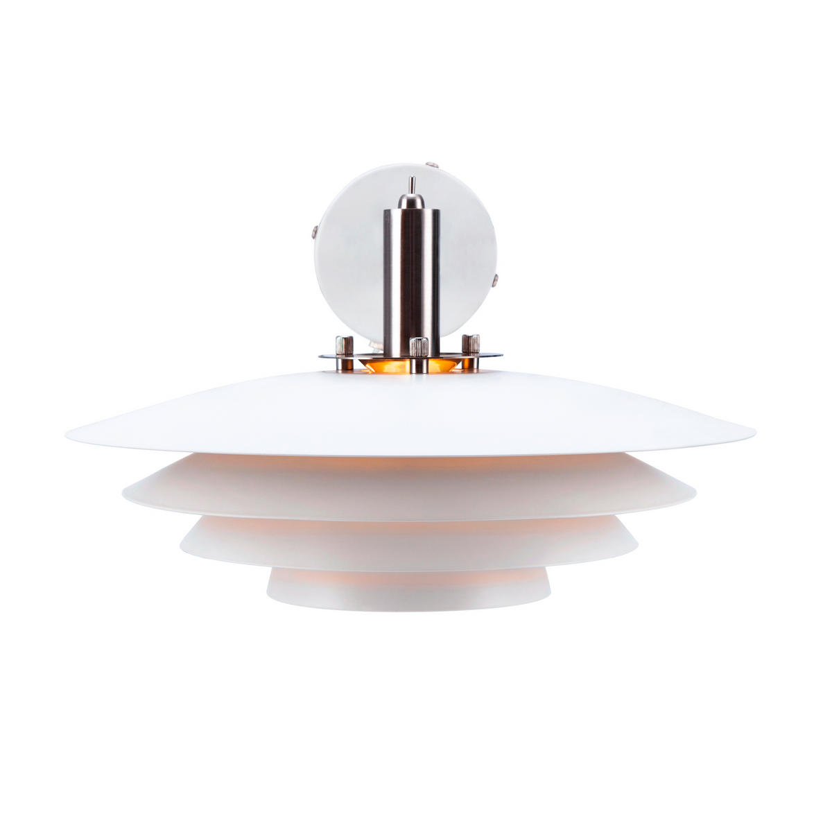 WANDLEUCHTE Bretagne 30/18 cm   - Weiß, Design, Metall (30/18cm) - Nordlux
