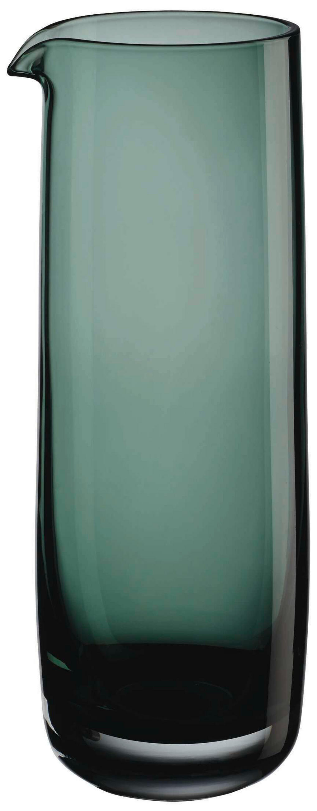 KARAFFE 0,7 l  - Grün, Design, Glas (8,5/22cm) - ASA