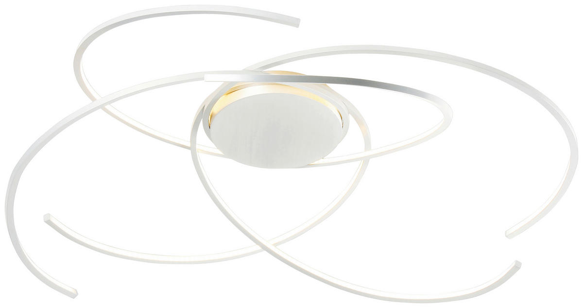 LED-DECKENLEUCHTE 100 cm  - Weiß, Design, Metall (100cm) - Escale