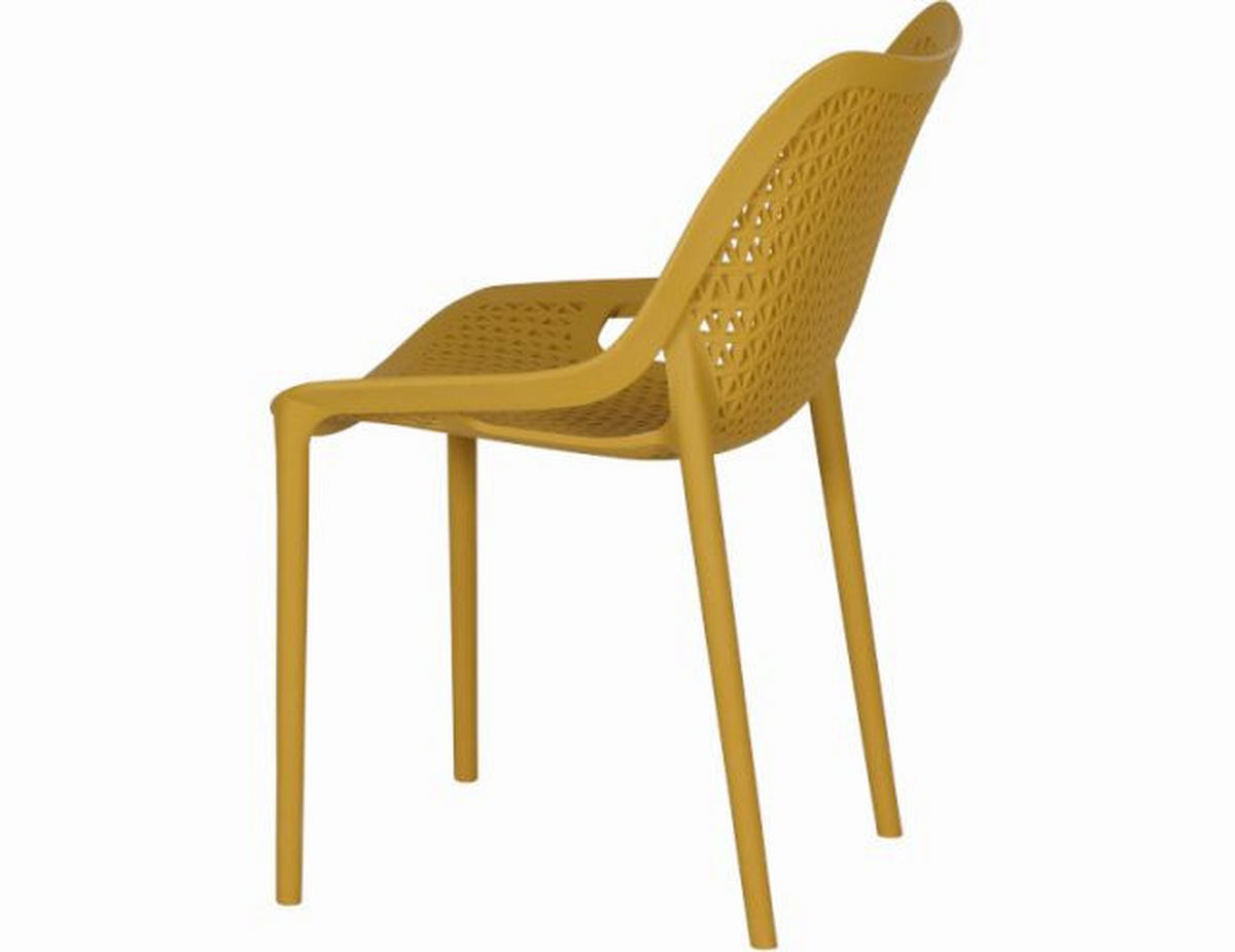 GARTENSTUHL Currygelb  - Currygelb, Basics, Kunststoff (60/81/50cm) - Siena Garden
