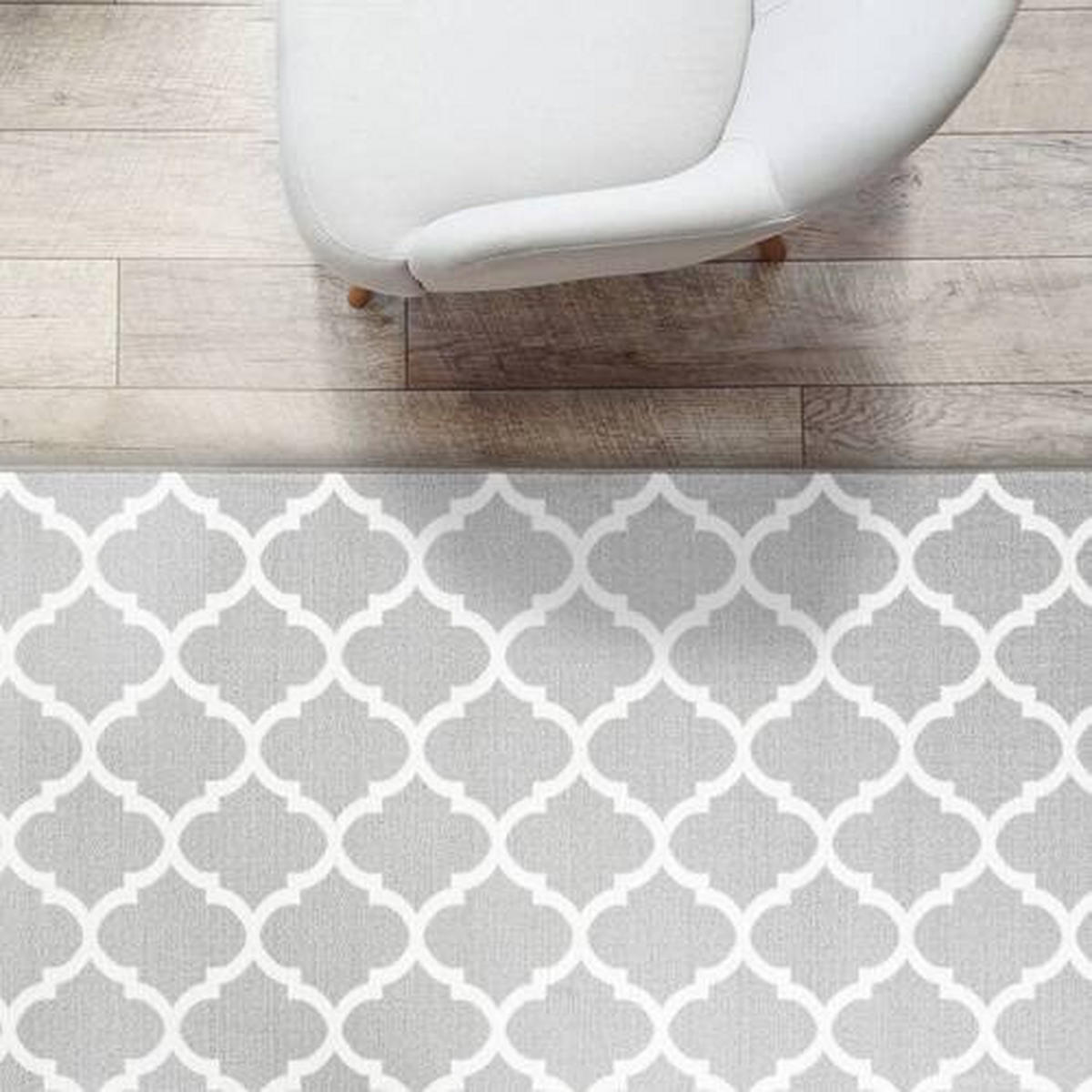 LÄUFER 80/700 cm  - Grau, Design, Kunststoff/Textil (80/700cm) - Novel