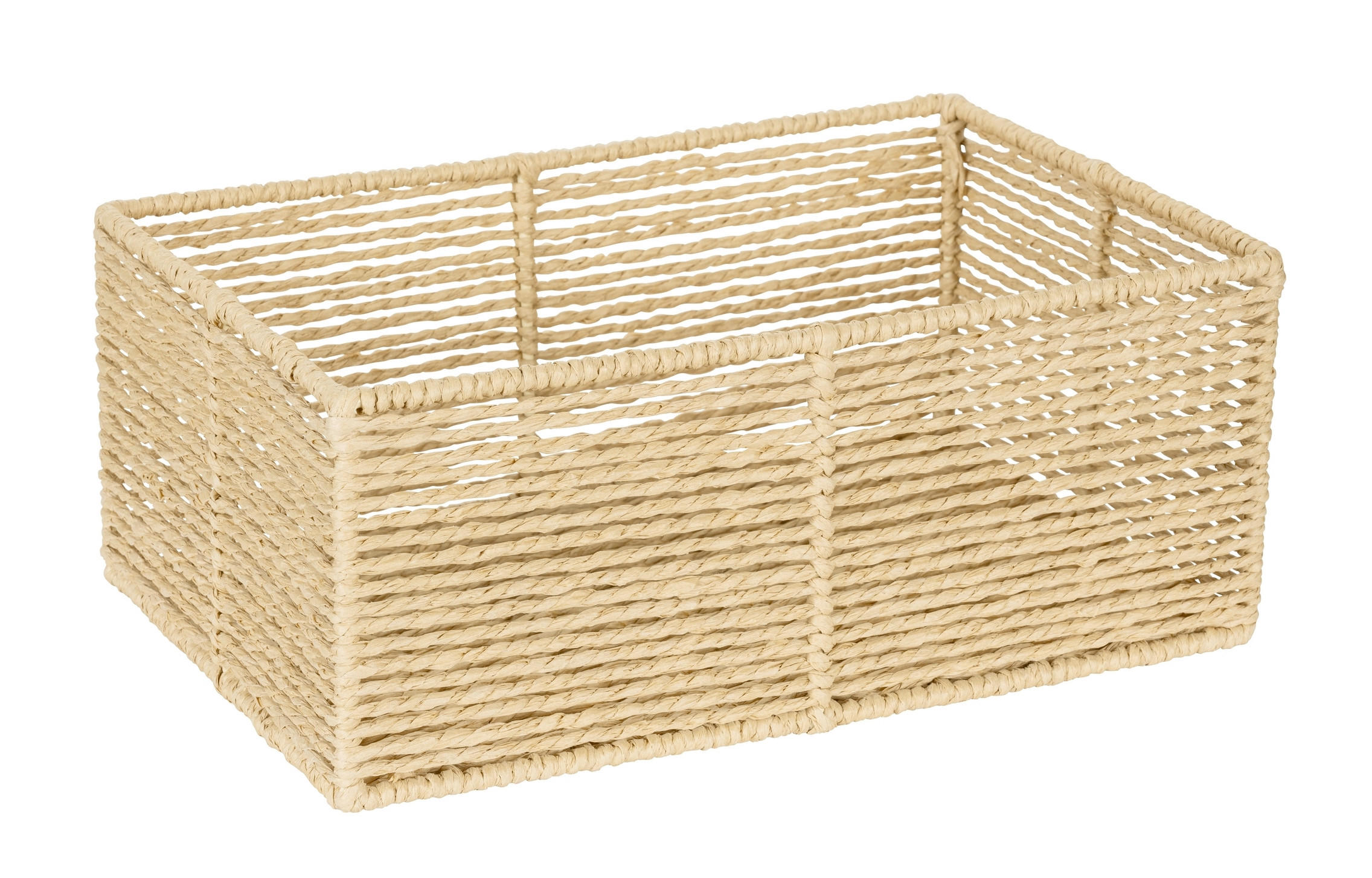 AUFBEWAHRUNGSKÖRBCHEN  - Beige, Basics, Naturmaterialien (30/12/20cm) - Wenko