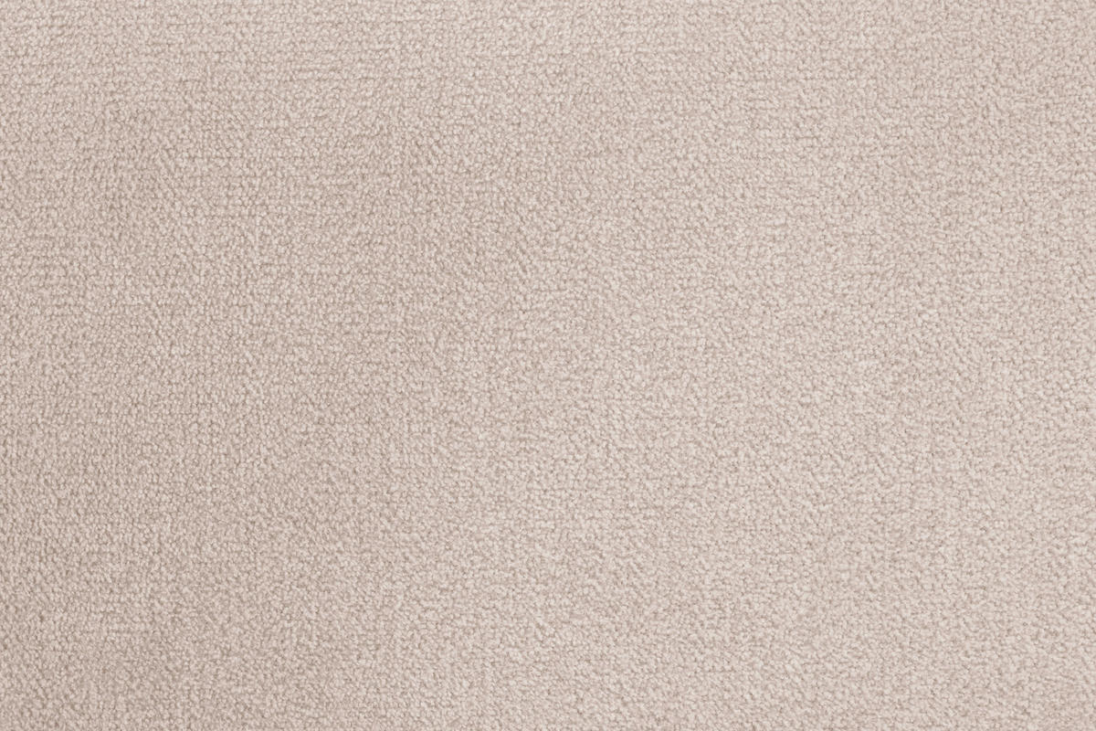 ECKSOFA in Velours Creme  - Creme/Schwarz, Konventionell, Kunststoff/Textil (298/168cm) - Carryhome