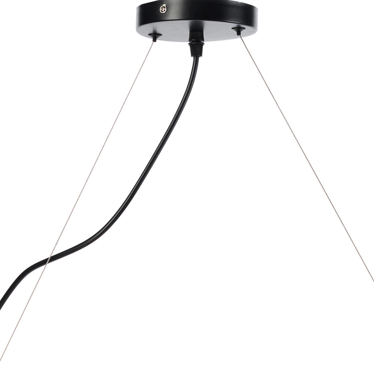 HÄNGELEUCHTE 73/15/90 cm   - Schwarz, Design, Kunststoff/Metall (73/15/90cm)