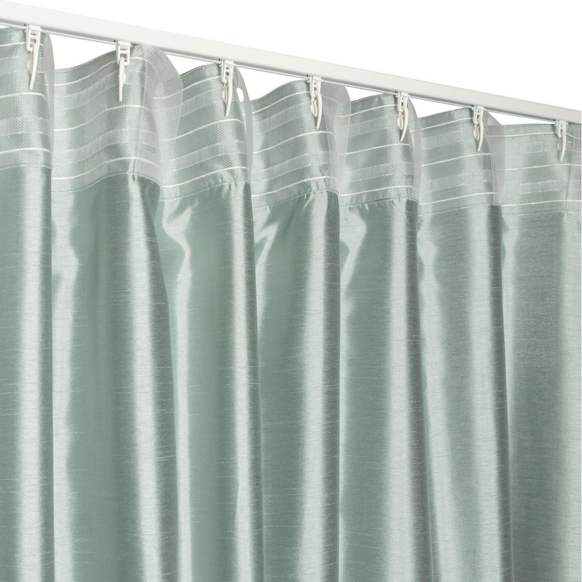 FERTIGVORHANG  blickdicht   140/280 cm  - Salbeigrün, Basics, Textil (140/280cm)