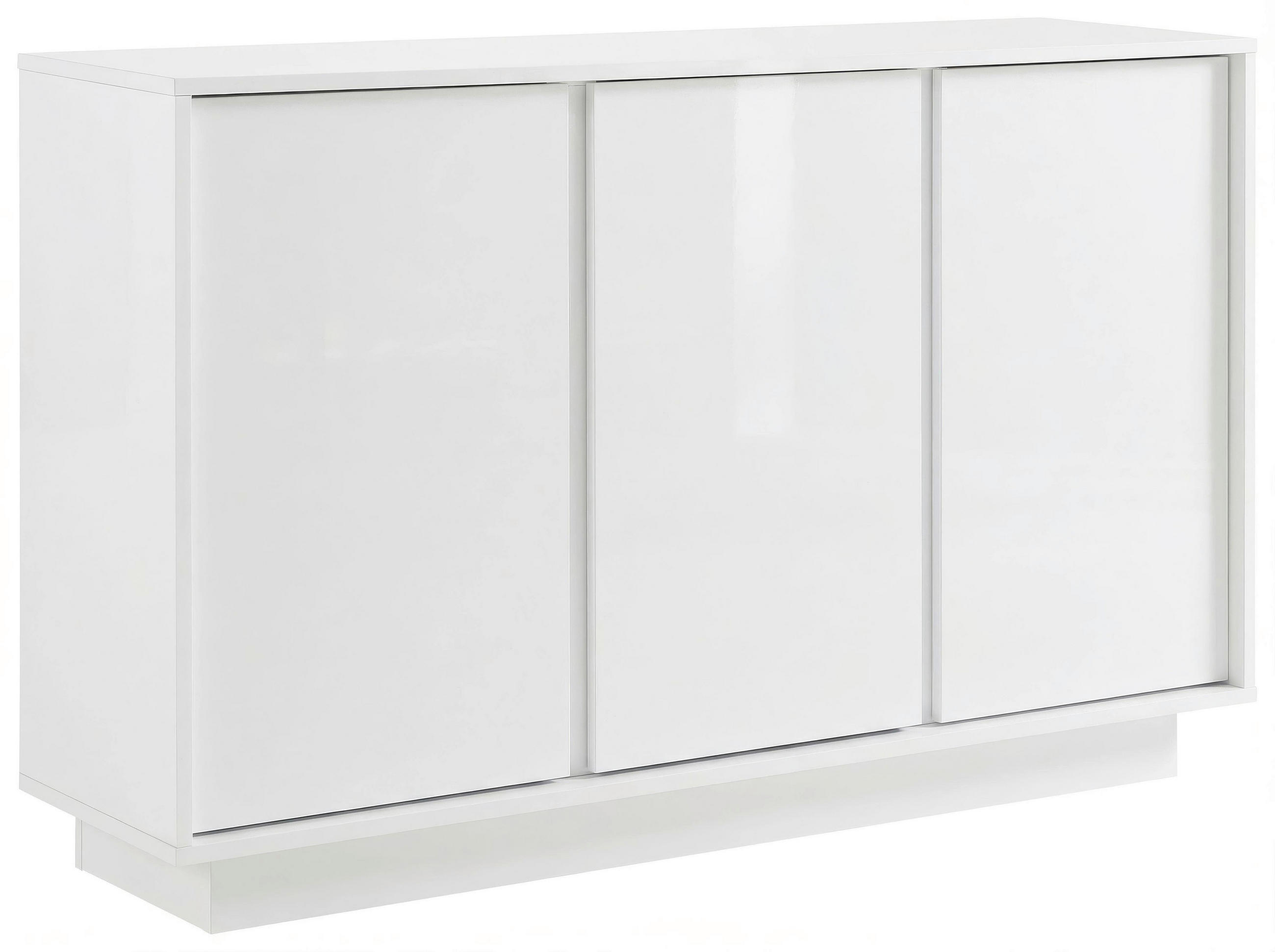 SIDEBOARD  138/79/43 cm  - Weiß Hochglanz, Design, Holzwerkstoff (138/79/43cm) - MID.YOU