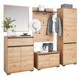 GARDEROBE  in 220/195/38 cm  - Anthrazit/Eiche Artisan, MODERN, Holzwerkstoff (220/195/38cm) - Xora