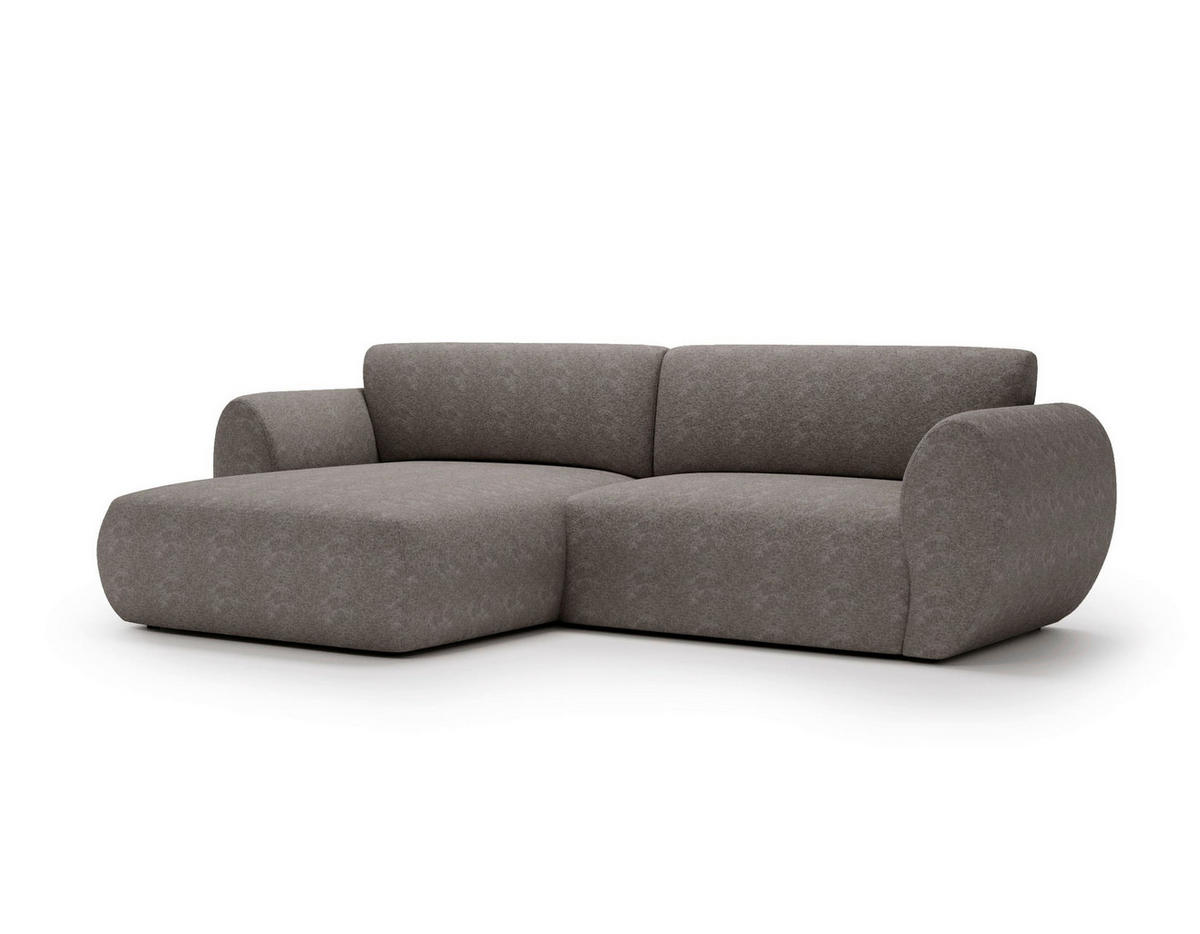 ECKSOFA SOLIS in Chenille Beige  170/288 cm  - Beige/Creme, Design, Kunststoff/Textil (170/288cm) - Livetastic