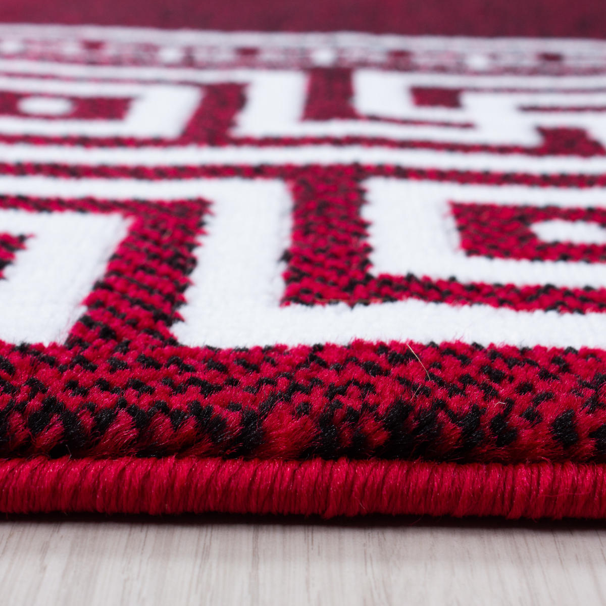 FLACHWEBETEPPICH 140/200 cm Parma Rot  - Rot, Design, Textil (140/200cm) - Novel