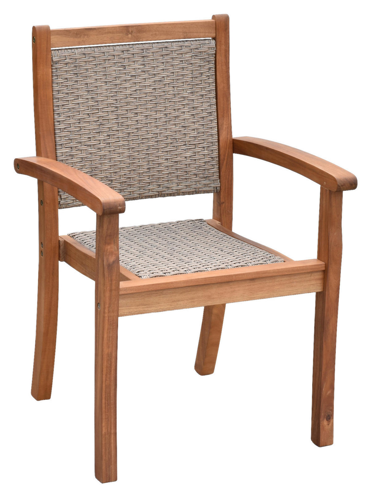 GARTENSET 7-teilig  - Naturfarben, MODERN, Holz/Kunststoff - Gardenson