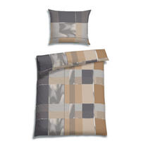 BETTWÄSCHE 2-teilig Satin 140/200 cm  - Beige, Design, Textil (140/200cm) - Florella