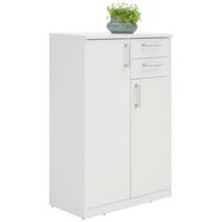 KOMMODE  in 72/110/36 cm  - Silberfarben/Schwarz, KONVENTIONELL, Holzwerkstoff/Kunststoff (72/110/36cm) - Xora