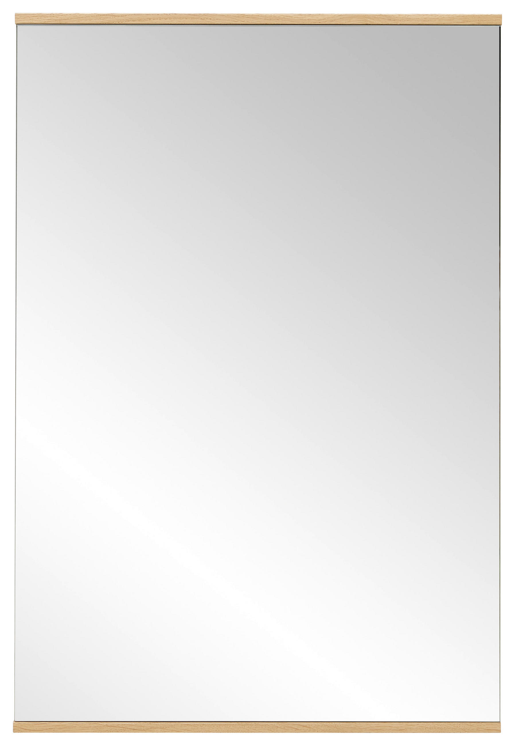 WANDSPIEGEL 56/82/1,5 cm    - Eichefarben, Design, Glas/Holz (56/82/1,5cm) - Dieter Knoll