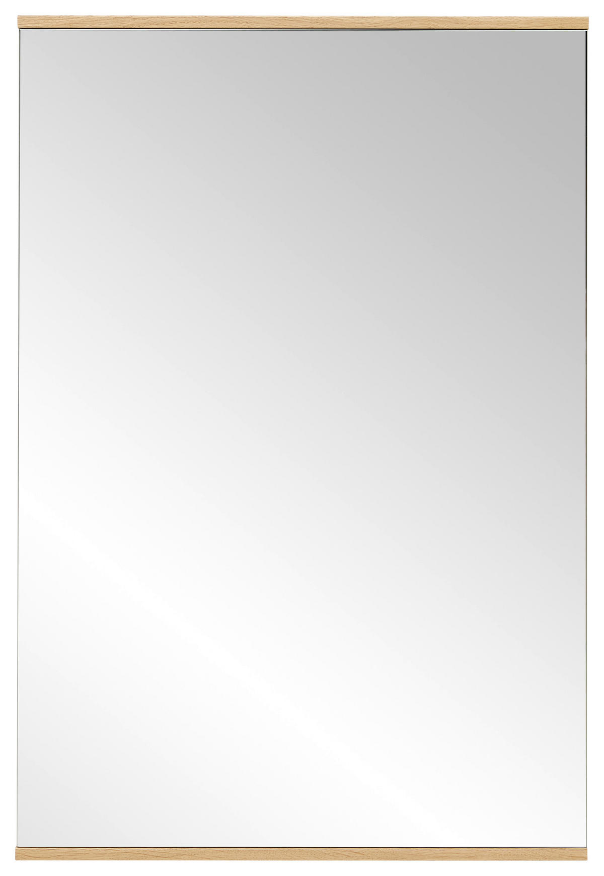 WANDSPIEGEL 56/82/1,5 cm    - Eichefarben, Design, Glas/Holz (56/82/1,5cm) - Dieter Knoll
