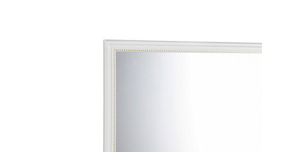 WANDSPIEGEL 34/45/1,5 cm  - Weiß, Trend, Glas/Kunststoff (34/45/1,5cm) - Boxxx
