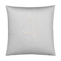 PREVLEKA ZA BLAZINO   40/40 cm       - krem barve, Konvencionalno, tekstil (40/40cm) - Elegante