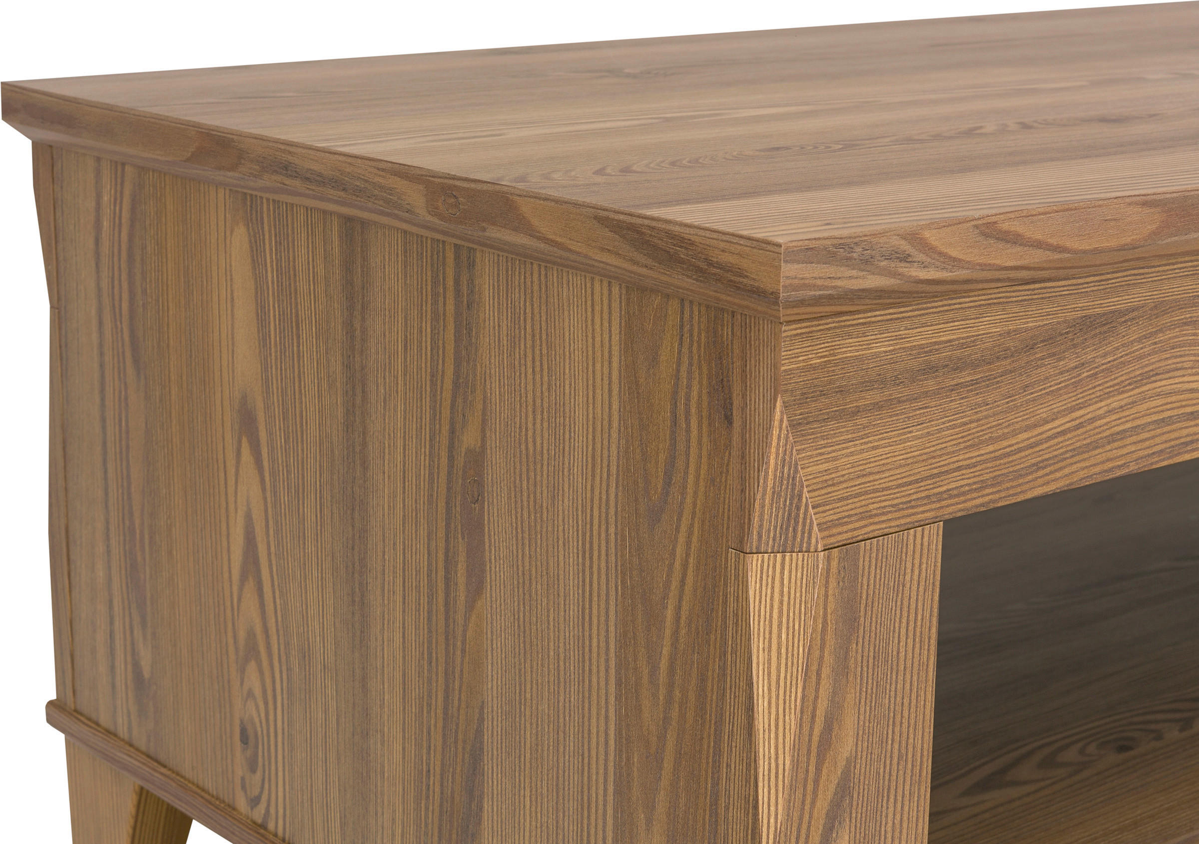 COUCHTISCH 130/55/45 cm rechteckig Lärchefarben  - Lärchefarben, Design, Holzwerkstoff (130/55/45cm)