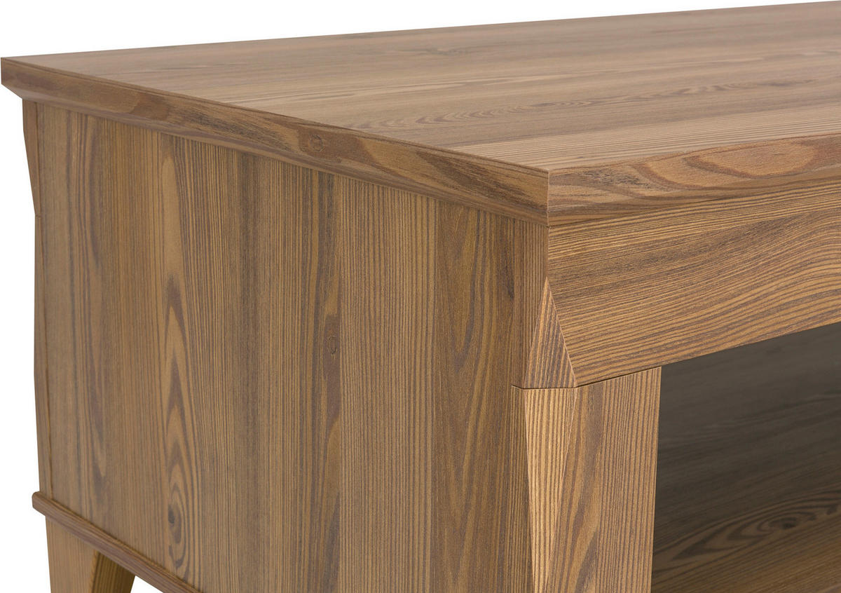 COUCHTISCH 130/55/45 cm rechteckig Lärchefarben  - Lärchefarben, Design, Holzwerkstoff (130/55/45cm)