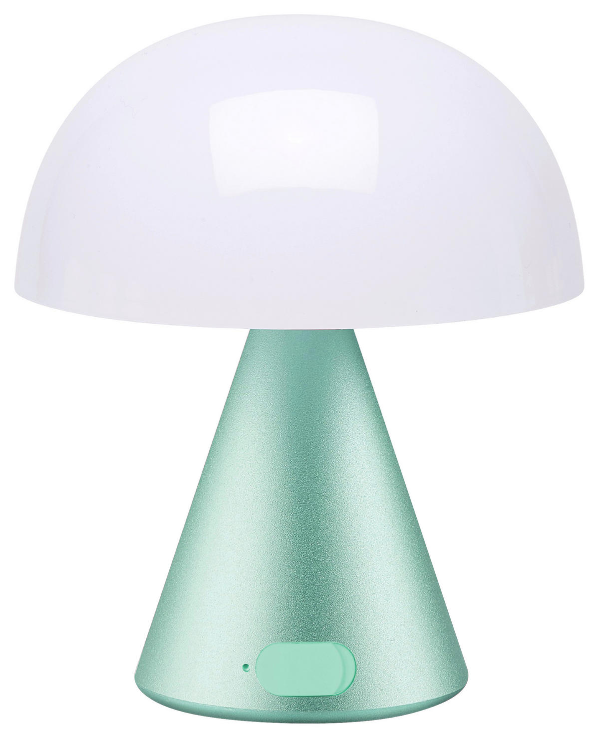 AKKU-TISCHLEUCHTE 9.2/11/9.2 cm  - Mintgrün, Design, Kunststoff/Metall (9.2/11/9.2cm)