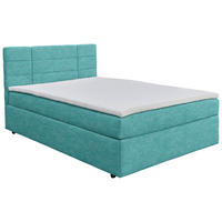 BOXBETT 140/200 cm  in Türkis  - Türkis/Schwarz, KONVENTIONELL, Holz/Kunststoff (140/200cm) - Boxxx