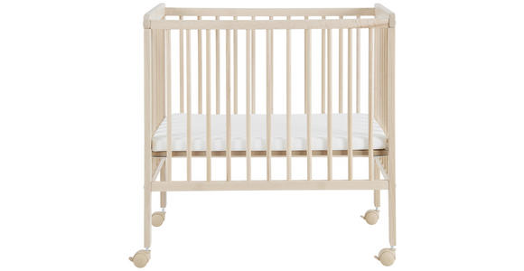 BEISTELLBETT  84/48/83 cm  - Buchefarben, Basics, Holz/Textil (84/48/83cm) - My Baby Lou