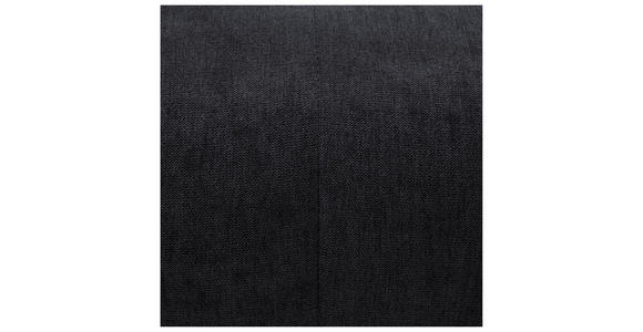 ECKSOFA in Velours Schwarz  - Schwarz, KONVENTIONELL, Textil/Metall (226/155cm) - Carryhome