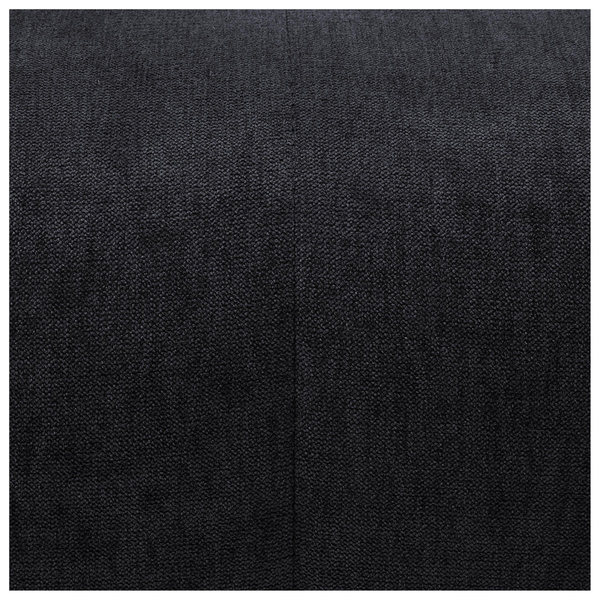 ECKSOFA in Velours Schwarz  - Schwarz, Konventionell, Textil/Metall (226/155cm) - Carryhome