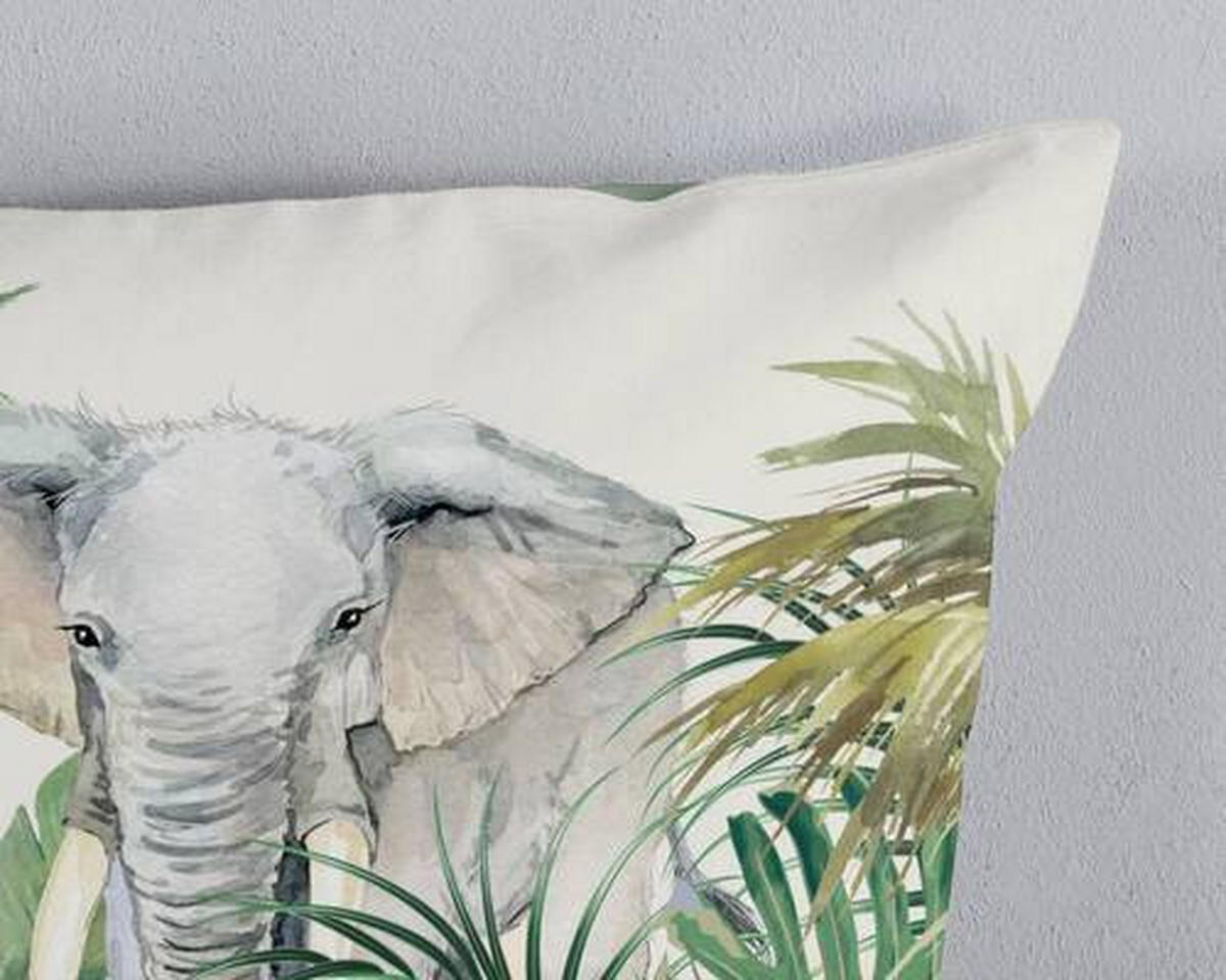 JUGENDBETTWÄSCHE Jungle Renforcé 135/200 cm  - Multicolor, Natur, Textil (135/200cm)