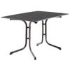 GARTENTISCH Holzwerkstoff Anthrazit, Grau rechteckig  - Anthrazit/Grau, MODERN, Holzwerkstoff/Metall (120/80/73cm) - Sieger
