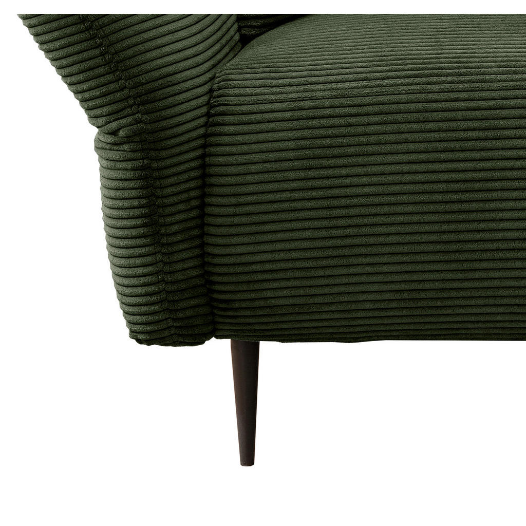 Thumbnail - Livetastic Ecksofa, Dunkelgrün, Textil, 5-Sitzer, Füllung: Schaumstoff, L-Form, 256x256 cm, Made in EU, Typenauswahl, Rü...
