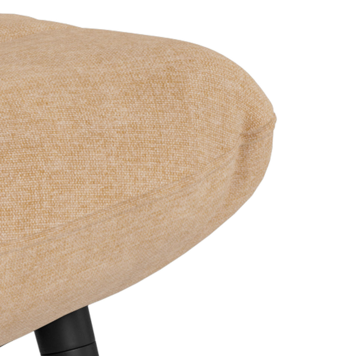 SESSEL in Chenille Braun, Schwarz  - Schwarz/Braun, MODERN, Textil/Metall (83/84/87cm) - Livetastic