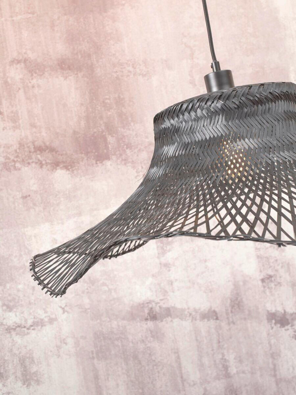 HÄNGLAMPA 50/50/15 cm  - svart, Trend (50/50/15cm) - Good & Mojo